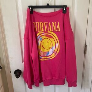 Oversized Nirvana sweatshirt